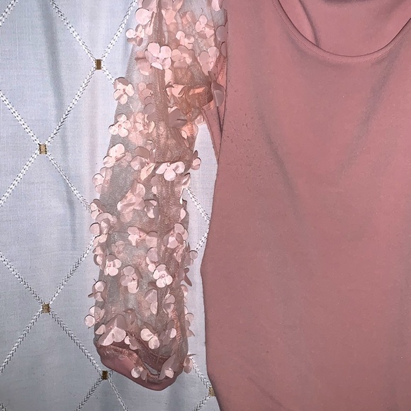 🎉Host Pick 🎉 Floral Bishop Sleeve Midi Pencil Maternity Dress 🤰🏽WORN ONCE! - Picture 8 of 10